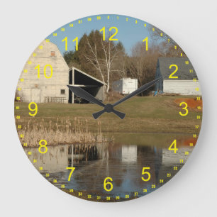 The Gray Barn Large Clock