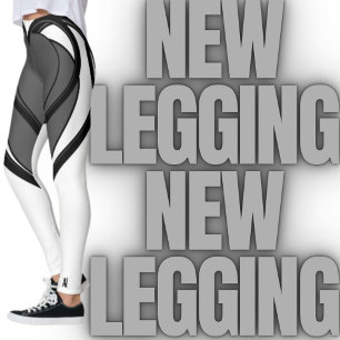 The gray, black heart art design leggings