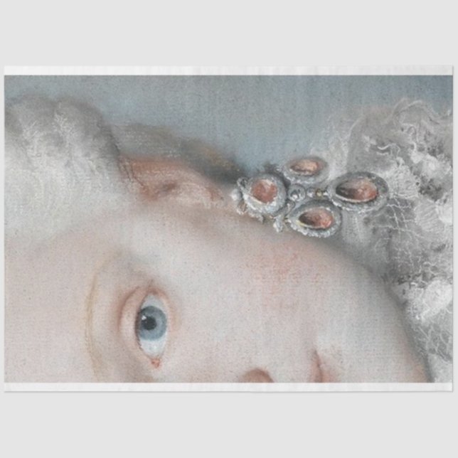 The Gray Queen Right Tissue Paper (Front)