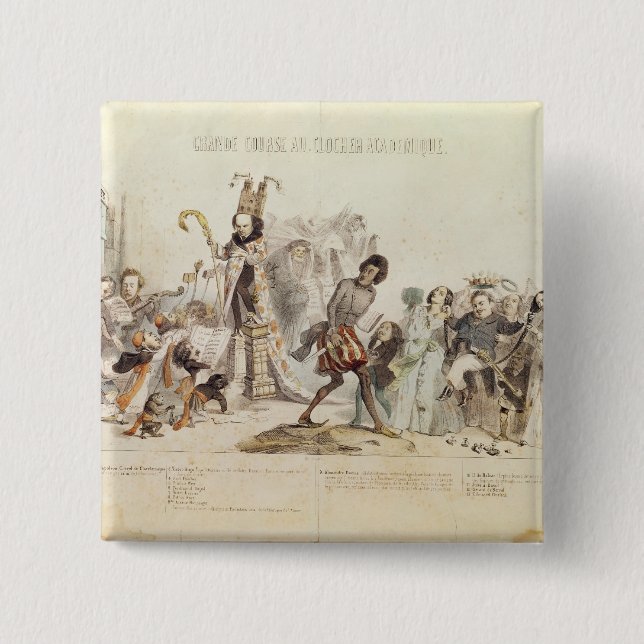 The Great Academic Competition Pinback Button (Front)