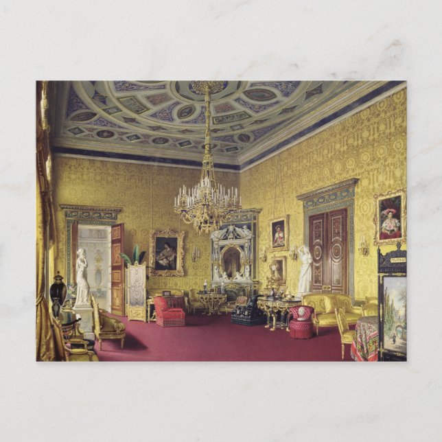 The Great Agate Hall in the Catherine Palace Postcard (Front)