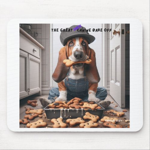 The Great Americanine Bake Off Mouse Pad