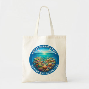 The Great Barrier Reef, Queensland, Australia Tote Bag