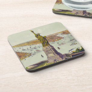 The Great Bartholdi Statue, Statue of Liberty Beverage Coaster