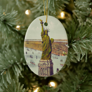 The Great Bartholdi Statue, Statue of Liberty Ceramic Ornament
