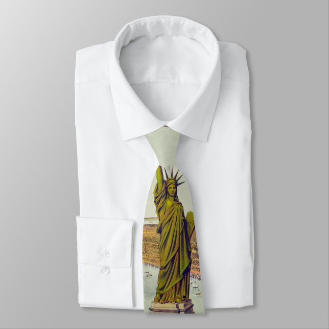 The Great Bartholdi Statue, Statue of Liberty Neck Tie (Tied)