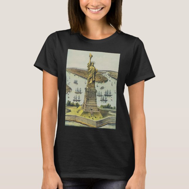 The Great Bartholdi Statue, Statue of Liberty T-Shirt (Front)