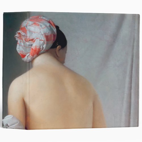 The Great Bather Seated Woman Dominique Ingres 3 Ring Binder