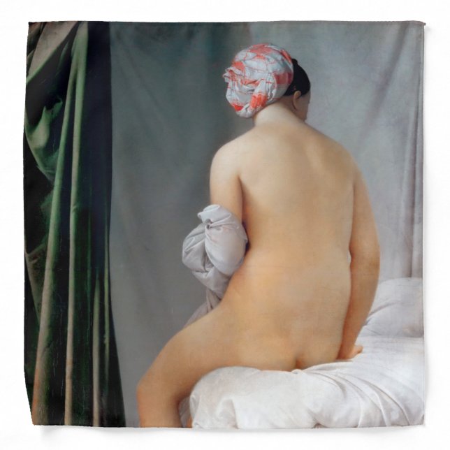 The Great Bather (Seated Woman), Dominique Ingres Bandana (Front)