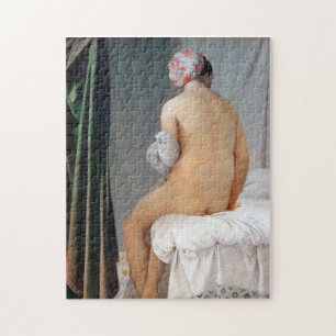 The Great Bather (Seated Woman), Dominique Ingres Jigsaw Puzzle