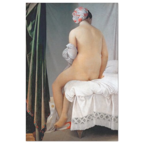 The Great Bather Seated Woman Dominique Ingres Tissue Paper