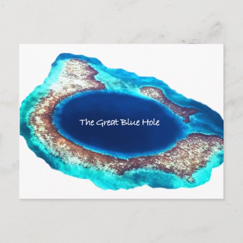 The Great Blue Hole Postcard