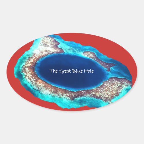 The Great Blue Hole Sticker