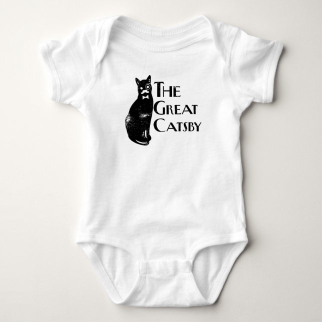 The Great Catsby Baby Bodysuit (Front)