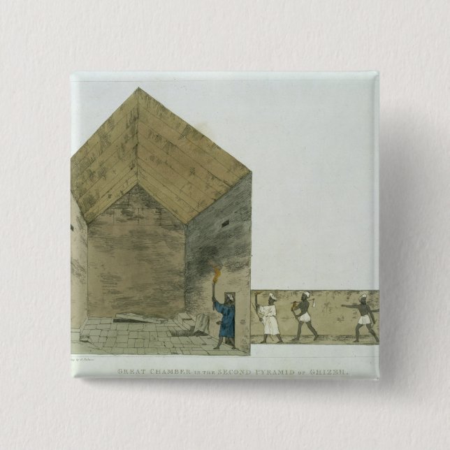The Great Chamber in the second pyramid of Ghizeh, Button (Front)