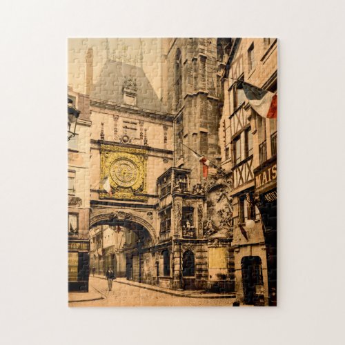 The Great Clock Rouen France Jigsaw Puzzle