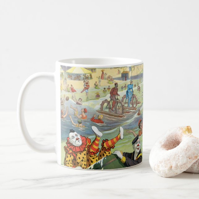The Great Coney Island Water Carnival Coffee Mug (With Donut)