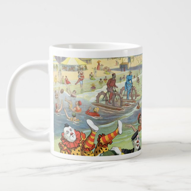 The Great Coney Island Water Carnival Giant Coffee Mug (Left)