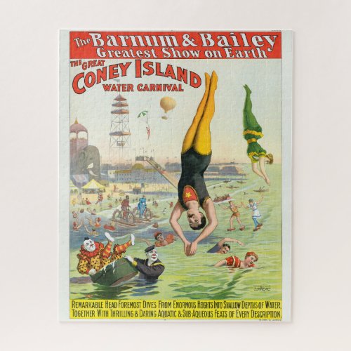 The Great Coney Island Water Carnival Jigsaw Puzzle