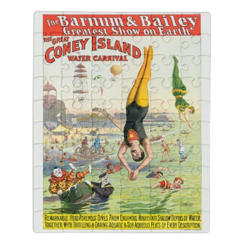 The Great Coney Island Water Carnival Jigsaw Puzzle