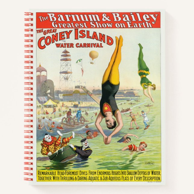 The Great Coney Island Water Carnival Notebook (Front)