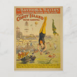 The Great Coney Island Water Carnival Poster Postcard