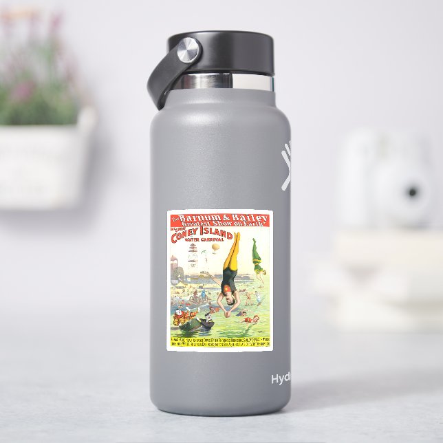 The Great Coney Island Water Carnival Sticker (HydroFlask)