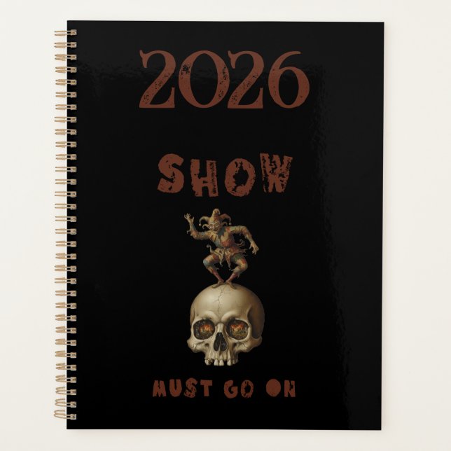 The Great Cosmic Mirth: 2026 Determined Absurdity Planner (Front)