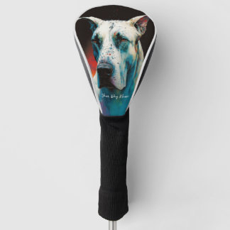 The Great Dane Dog - Composition 003 Golf Head Cover