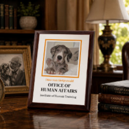 The Great Dane Office of Human Affairs Award Plaque