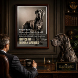 The Great Dane Office of Human Affairs Award Plaque