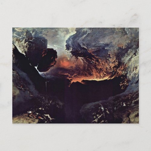 The Great Day Of GodS Wrath By John Martin Postcard