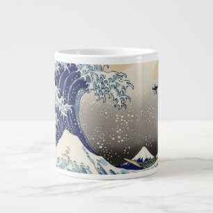 The Great Drone Wave Off Kanagawa Giant Coffee Mug
