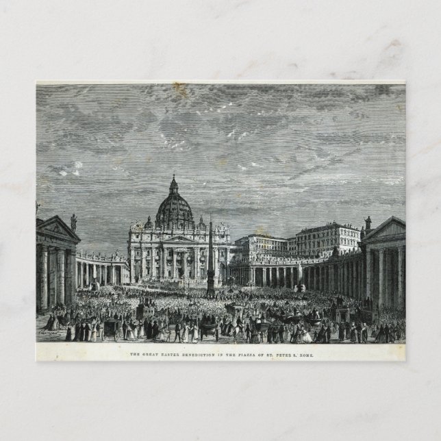 The Great Easter Benediction Holiday Postcard (Front)