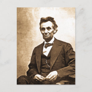 The Great Emancipator - Abe Lincoln (1865) Postcard
