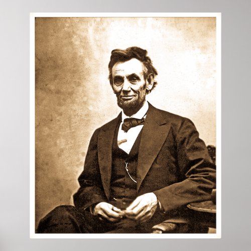 The Great Emancipator _ Abe Lincoln 1865 Poster