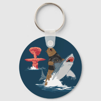 The Great Escape - bear shark cavalry Keychain