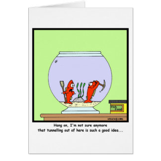 The Great Escape: Goldfish cartoon Cards