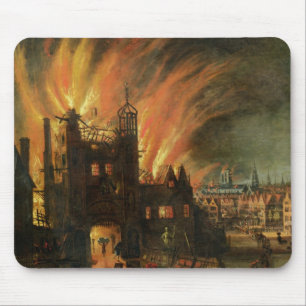 The Great Fire of London (September 1666) with Lud Mouse Pad