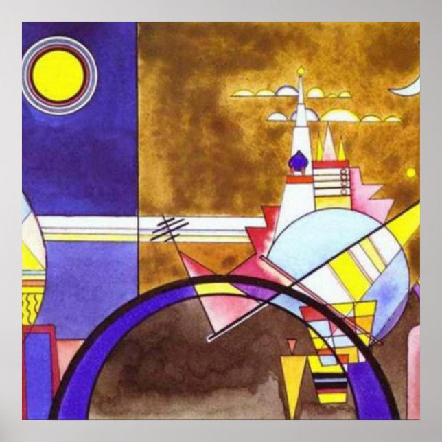 The Great Gate of Kiev Wassily Kandinsky Poster (Front)