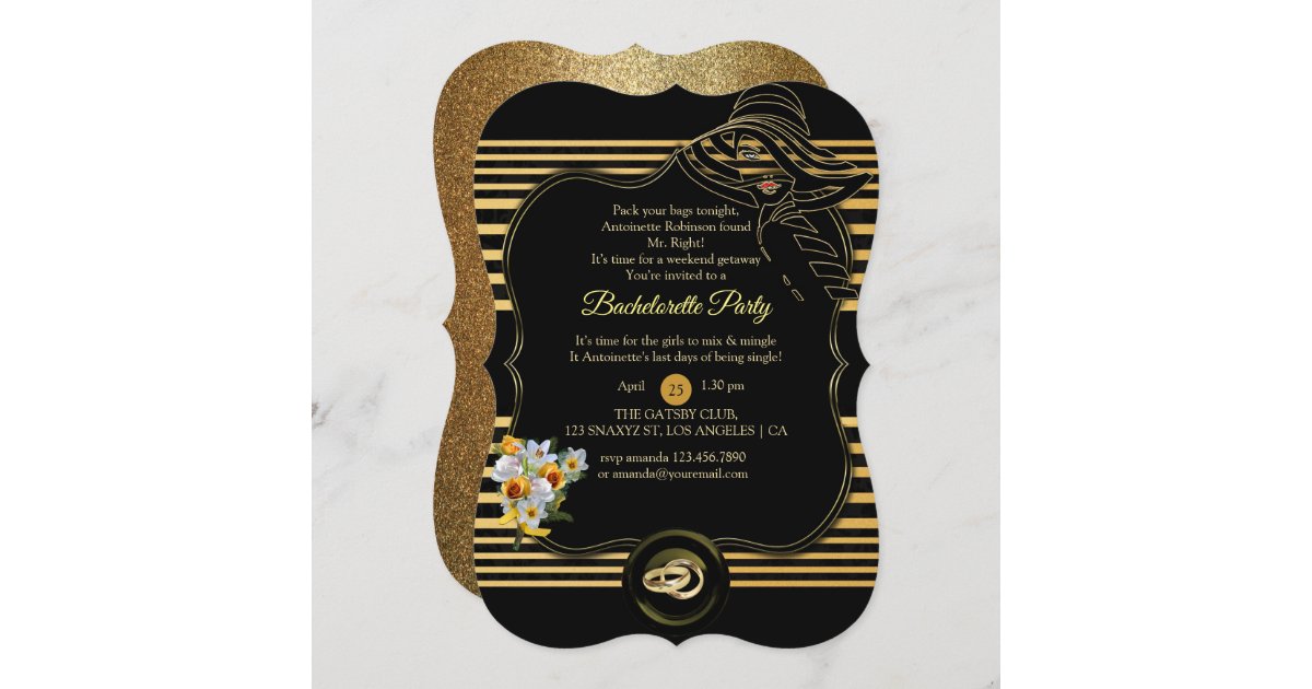 the great gatsby party invitation