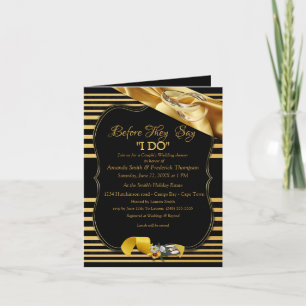 The Great Gatsby Wedding Shower Invitation