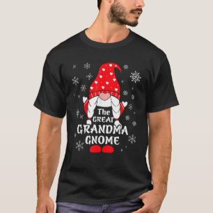 The Great Grandma Gnome Merry Christmas Apparel T-Shirt