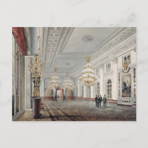 The Great Hall Winter Palace St Petersburg Postcard