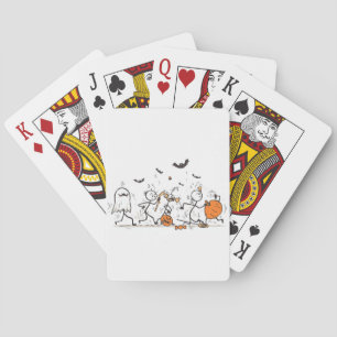 The Great Halloween Candy Fight – Playful Stick Poker Cards