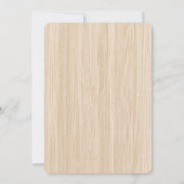 The Great Hokusai Wave Bamboo Wood Style (Back)