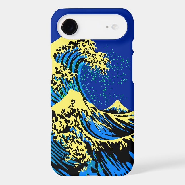 The Great Hokusai Wave in Pop Art Style Case-Mate iPhone Case (Back)