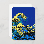 The Great Hokusai Wave in Pop Art Style Decor (Front/Back)