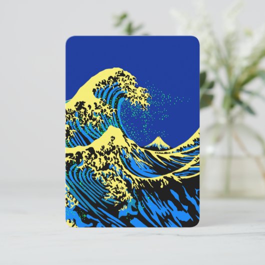 The Great Hokusai Wave in Pop Art Style Decor (Standing Front)
