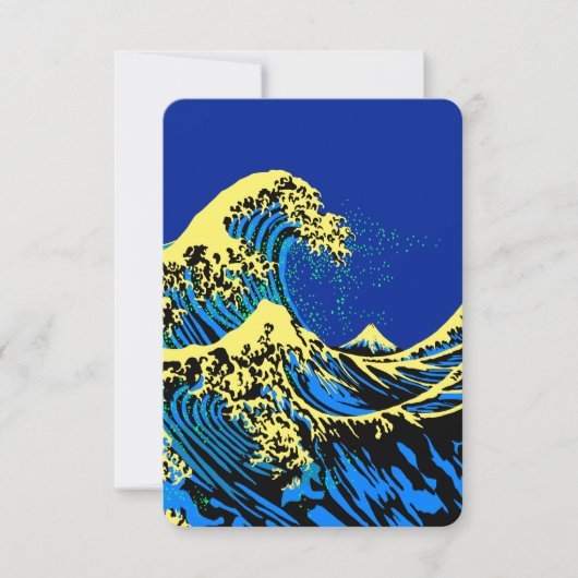 The Great Hokusai Wave in Pop Art Style Decor (Front)